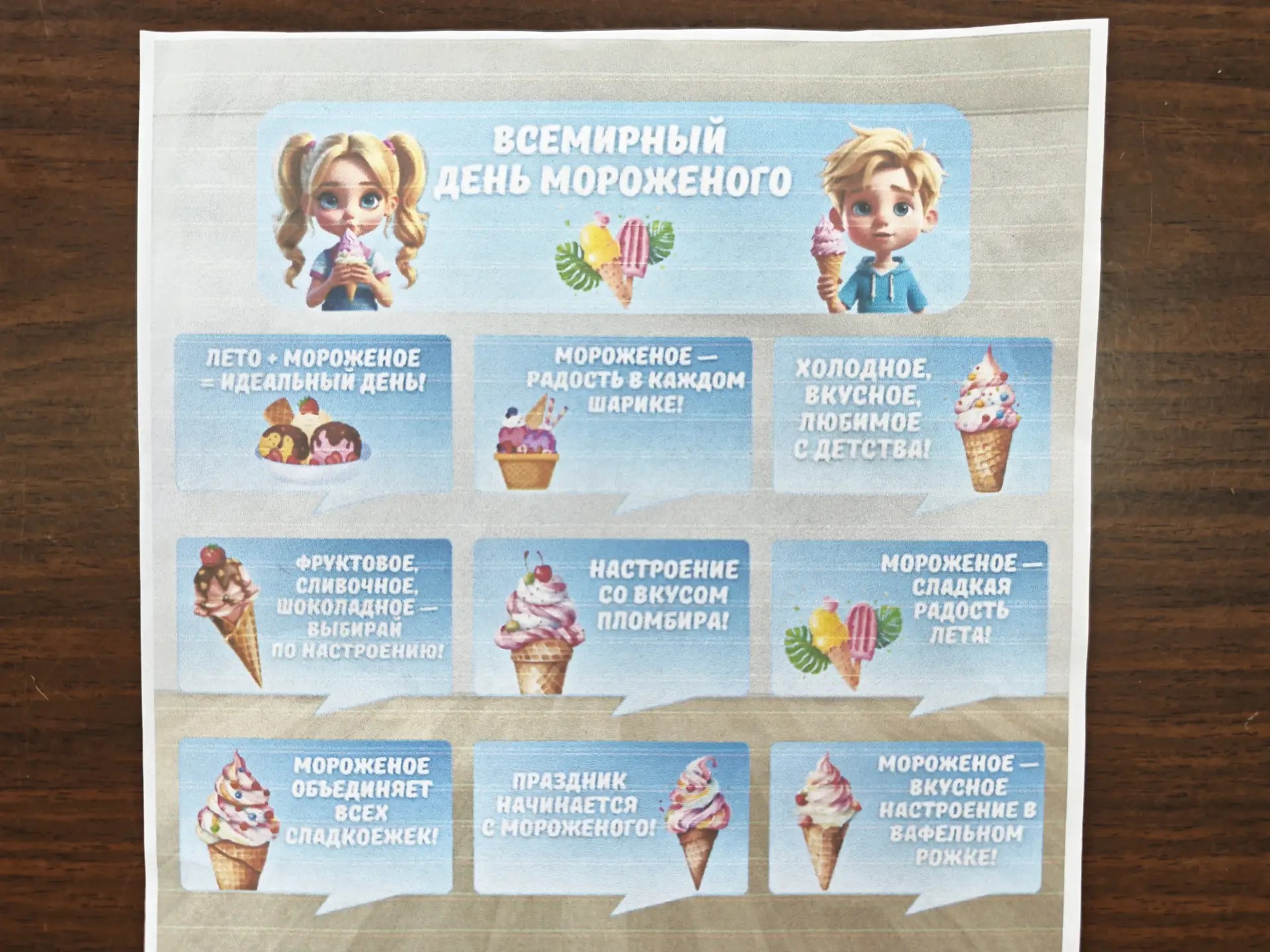День мороженого