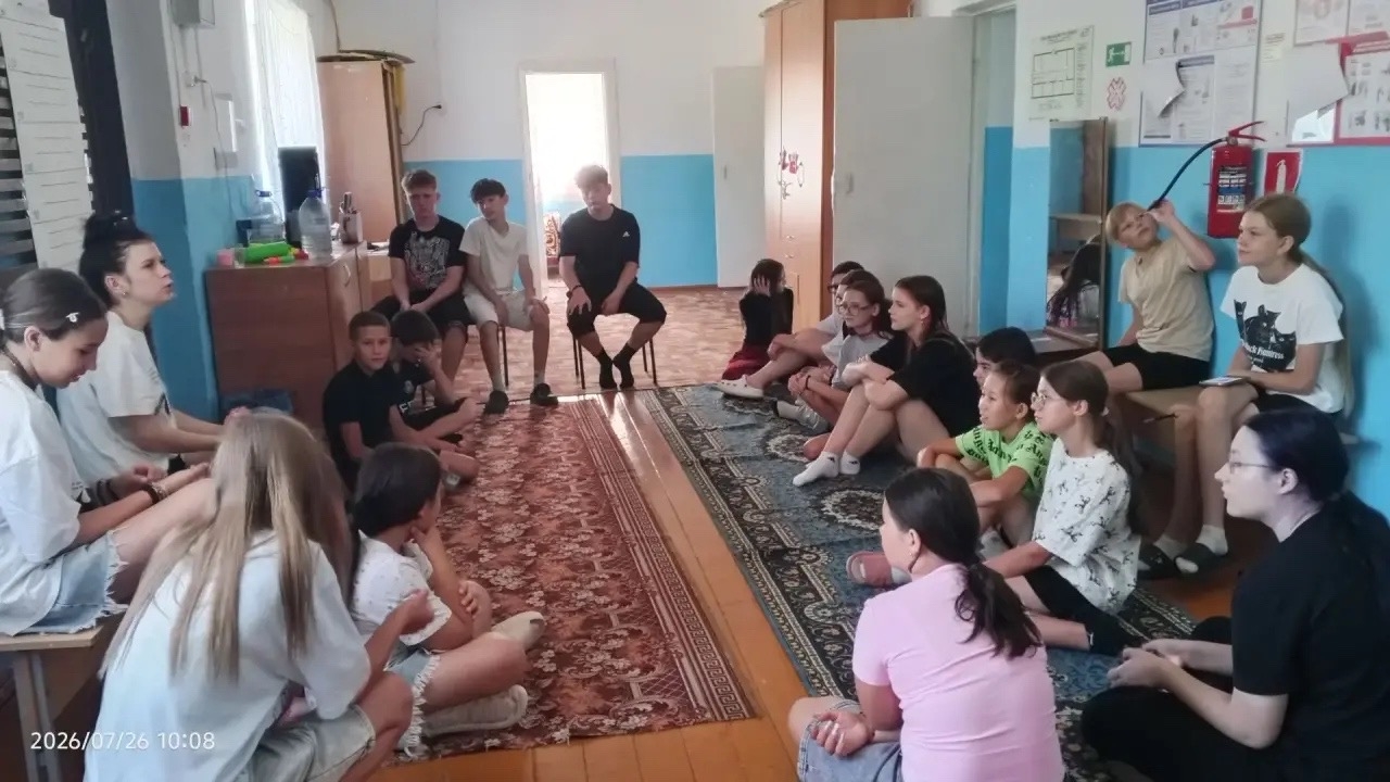 Внутриотрядные мероприятия в лагере «Солнечный»